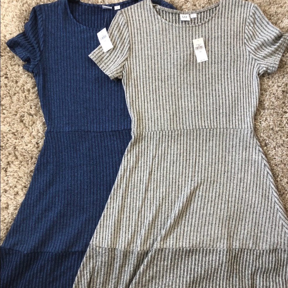 Gap Rib Fit & Flare Dress